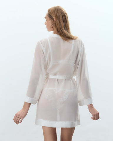 Chiffon Kimono Ivory