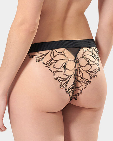 Maia Brief Black/Sheer