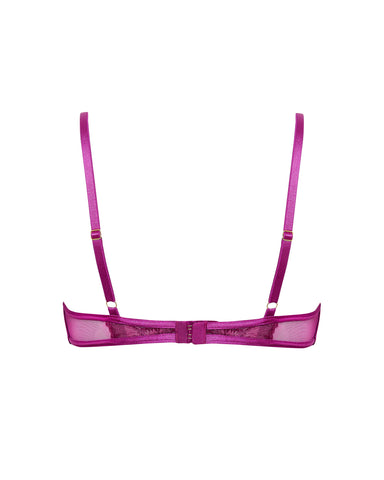 Catalina Bra Bright Violet/Sheer