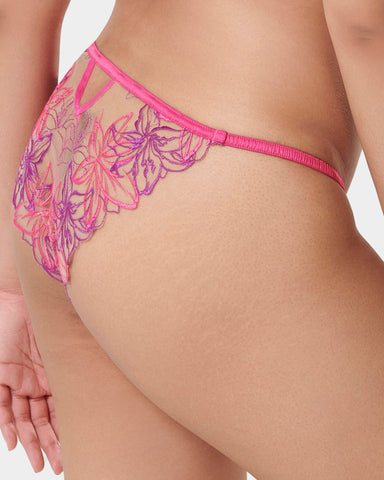 Lilly Brief Fuchsia Pink/Bright Violet/Sheer