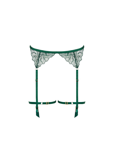 Astra Suspender Thigh Harness Aventurine Green