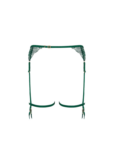 Astra Suspender Thigh Harness Aventurine Green