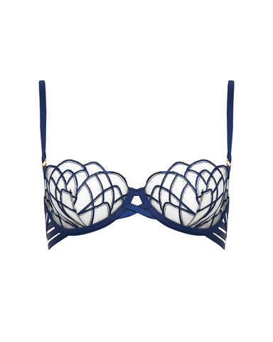 Beatrix Bra Twilight Blue/Sheer
