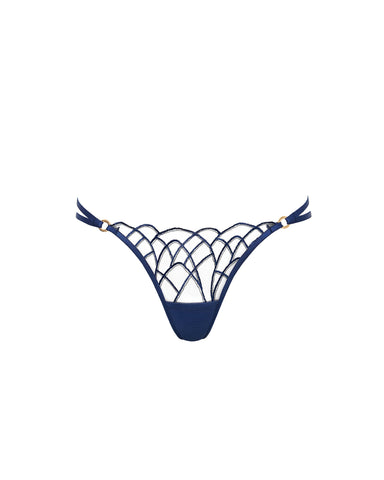 Beatrix Thong Twilight Blue/Sheer