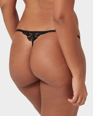 Leonora Thong Black 