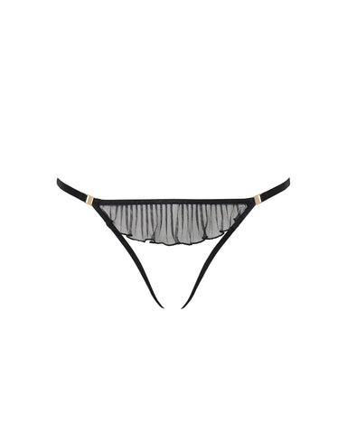 Matisse Sheer Open Brief Black