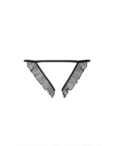 Matisse Sheer Open Brief Black
