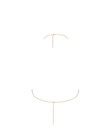 Marli Diamond Lattice Bra Gold