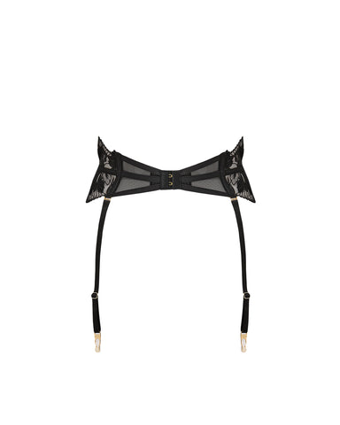 Gabriella Detachable Waspie Suspender Black