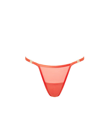 Tali Mesh Thong Coral