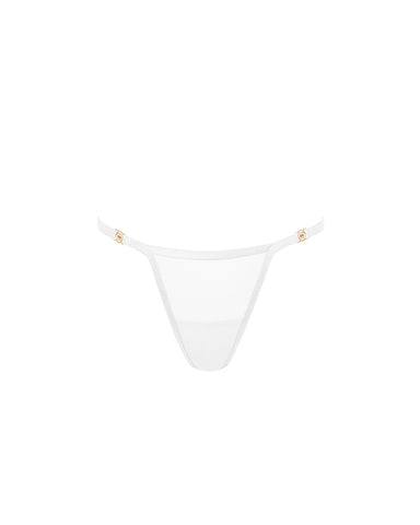Tali Mesh Thong White