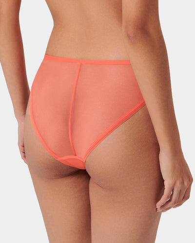 Naomi Mesh Brief Coral
