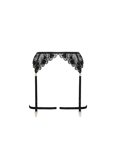 Harlow Suspender Thigh Harness Black