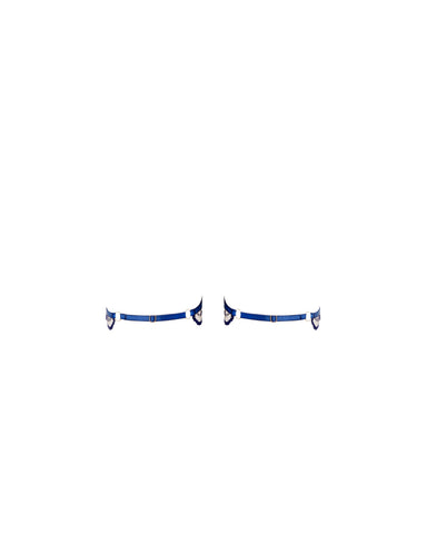 Soraya Detachable Thigh Garter Blue