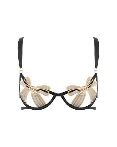 Annabel Wired Bra Black/Gold