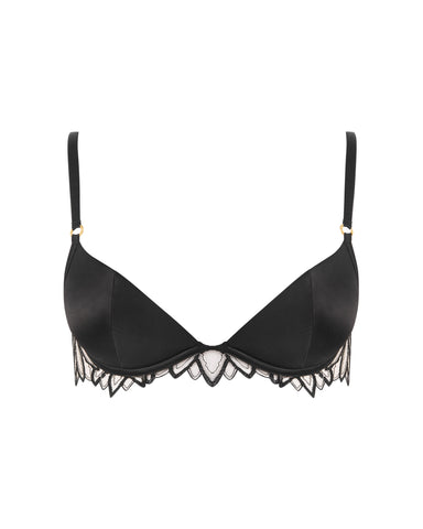 Pavlina Moulded Push Up Bra Black