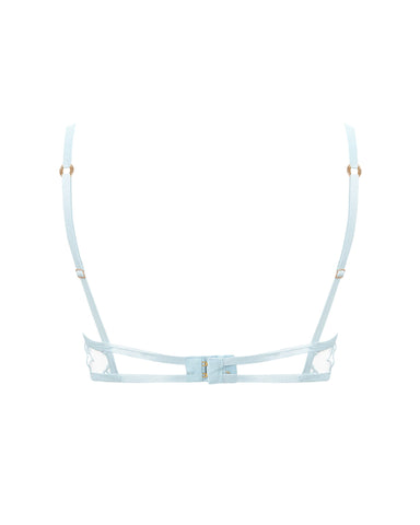 Valentina Heart Balcony Bra Ice Water Blue