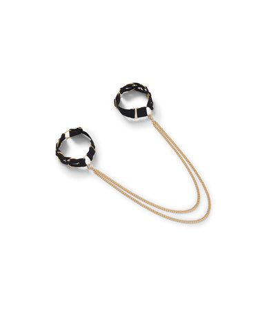 Suri Cuffs Black/Gold