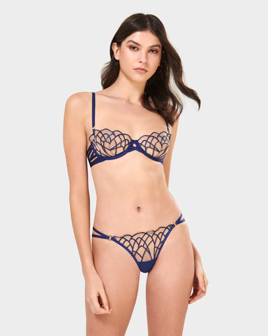 Beatrix Twilight Blue/Sheer