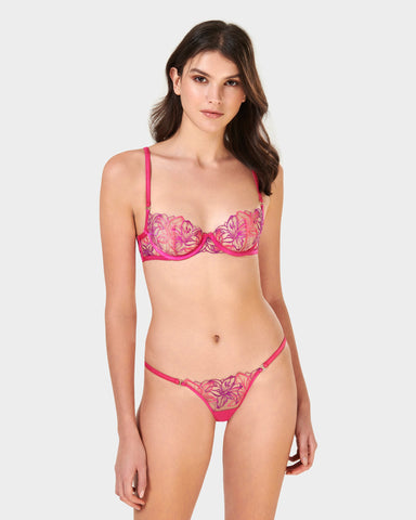 Lilly Fuchsia Pink/Bright Violet/Sheer